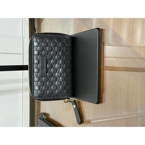 GUCCI Micro GG Logo Leather Coin Purse Wallet